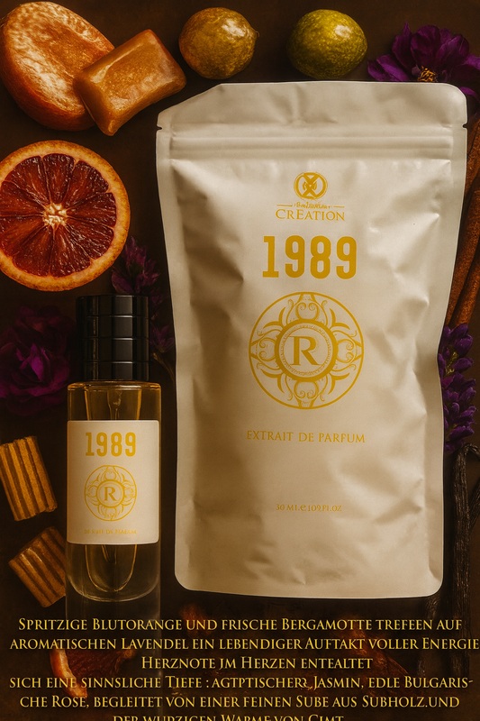 Kreasyon Creation 1989 R 30ml Extrait de Parfum Süß Würzig Gourmand Cremig Zitrus Duft